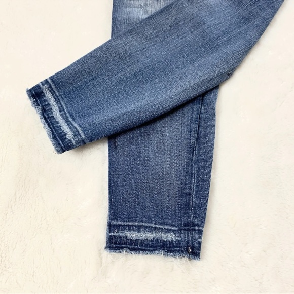 Madewell 9" High Rise Skinny Jeans Released Raw Hem - Picture 5 of 8